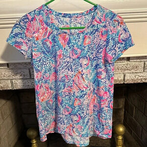Lilly Pulitzer Multicolor Short Sleeve Tee